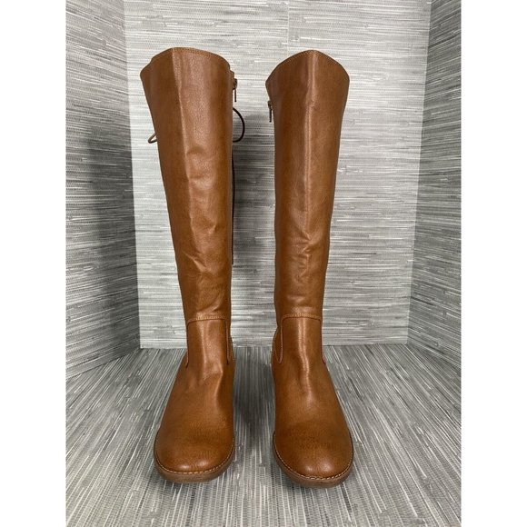 Sofft Shoes Eurosoft By Sofft Womens Carlen Lace Up Side Zip Knee